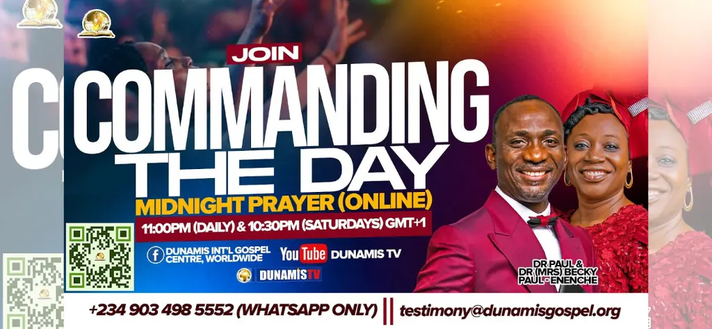 Commanding The Day Midnight Prayer